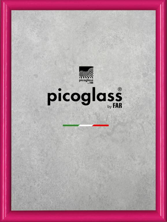 Cornice fucsia in legno di pino Campese