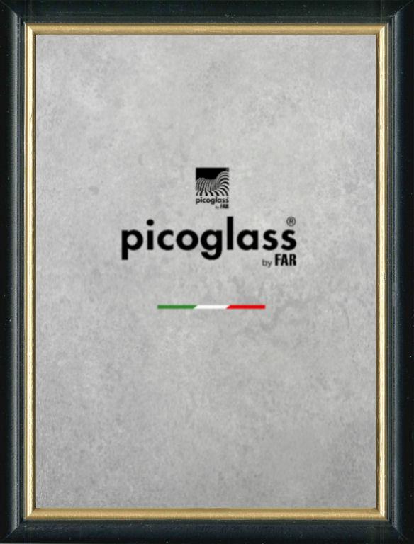 Cornice Haring  nero filo oro