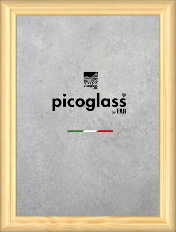 Cornice classica colore naturale in legno di pino FSC