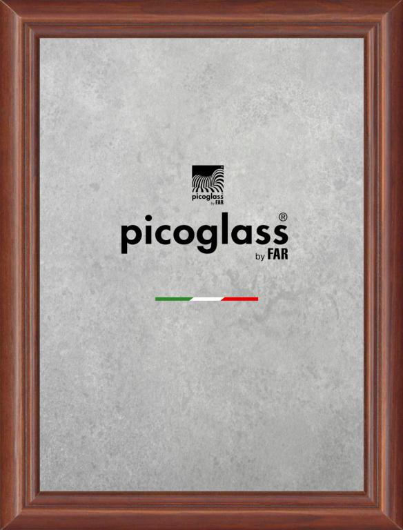 cornice classica noce in legno di pino FSC